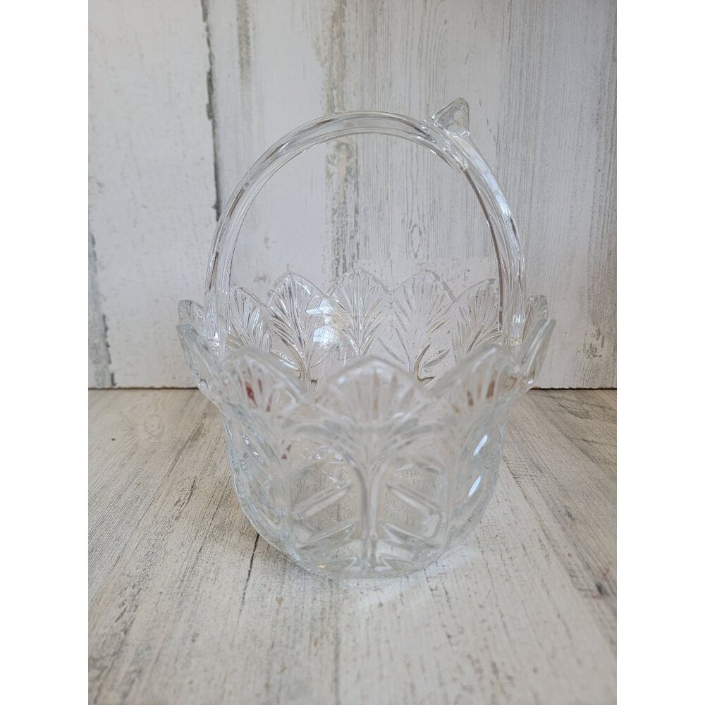 Marquis Waterford malden basket lead‎ crystal home decor floral